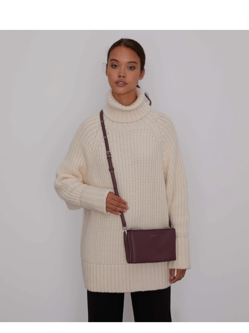 Matt And Nat Vegan Leather Triplet Crossbody